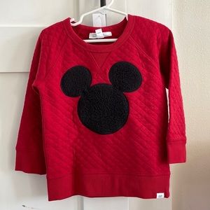 Quilted Mickey Mouse Sweater